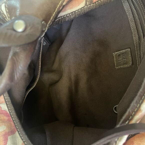 Ruehl no.925 large canvas and leather hobo bag - Picture 9 of 15